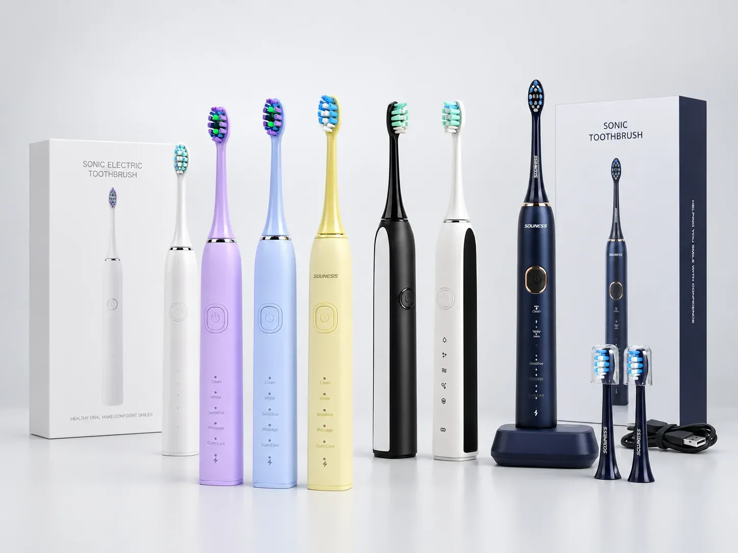 Sonic electric toothbrushes