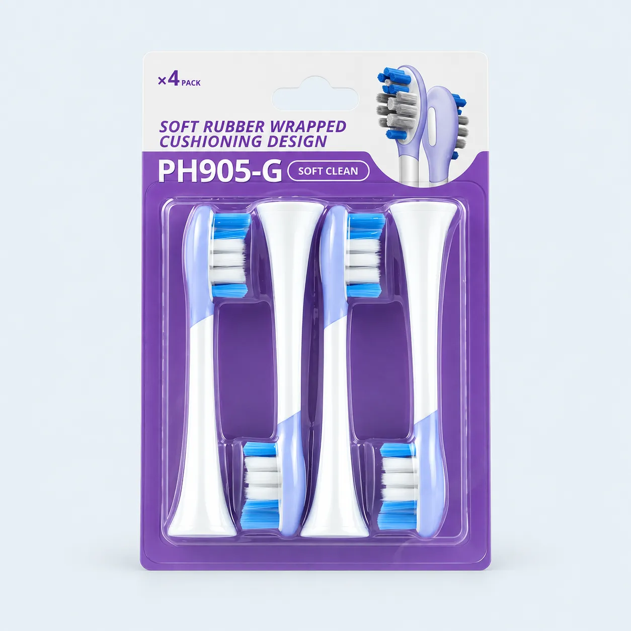 PH906-G Compatible Replacement Brush Head for Philips Sonicare Handles